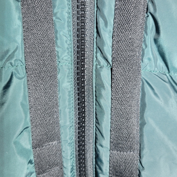 Tretorn FIELD LINER Womens - Down padded quilted coat jacket puffer green large - Picture 11 of 13